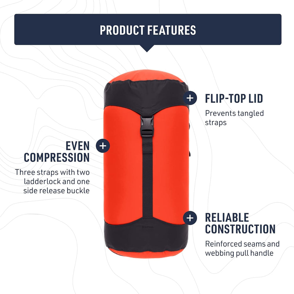 Sea to Summit Lightweight Compression Sack, Space-Saving Outdoor and Travel S...