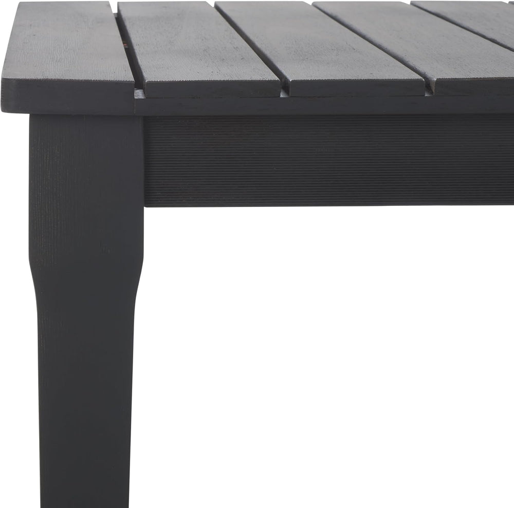 SAFAVIEH Couture Outdoor - Martinique Coffee Table - Black - Solid Wood - Coa...