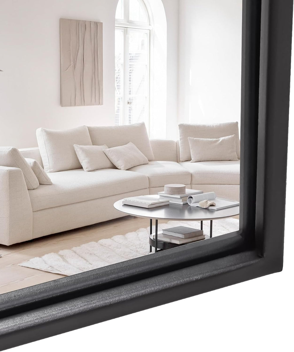 Suidia Wall Mirror, 30" x 40" Window Decorative Mirrors, Metal Fram...