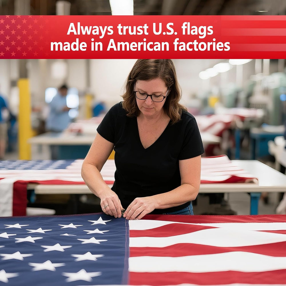 Indestructible 4x6 American Flag Outdoor Heavy Duty Made in USA,Vivid Color A...