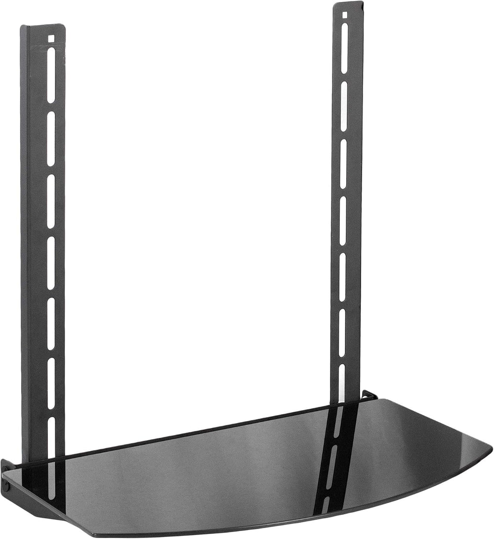 VIVO Black 18 in Under Above VESA Back of TV Wall Mount Shelf, MOUNT-SF04R