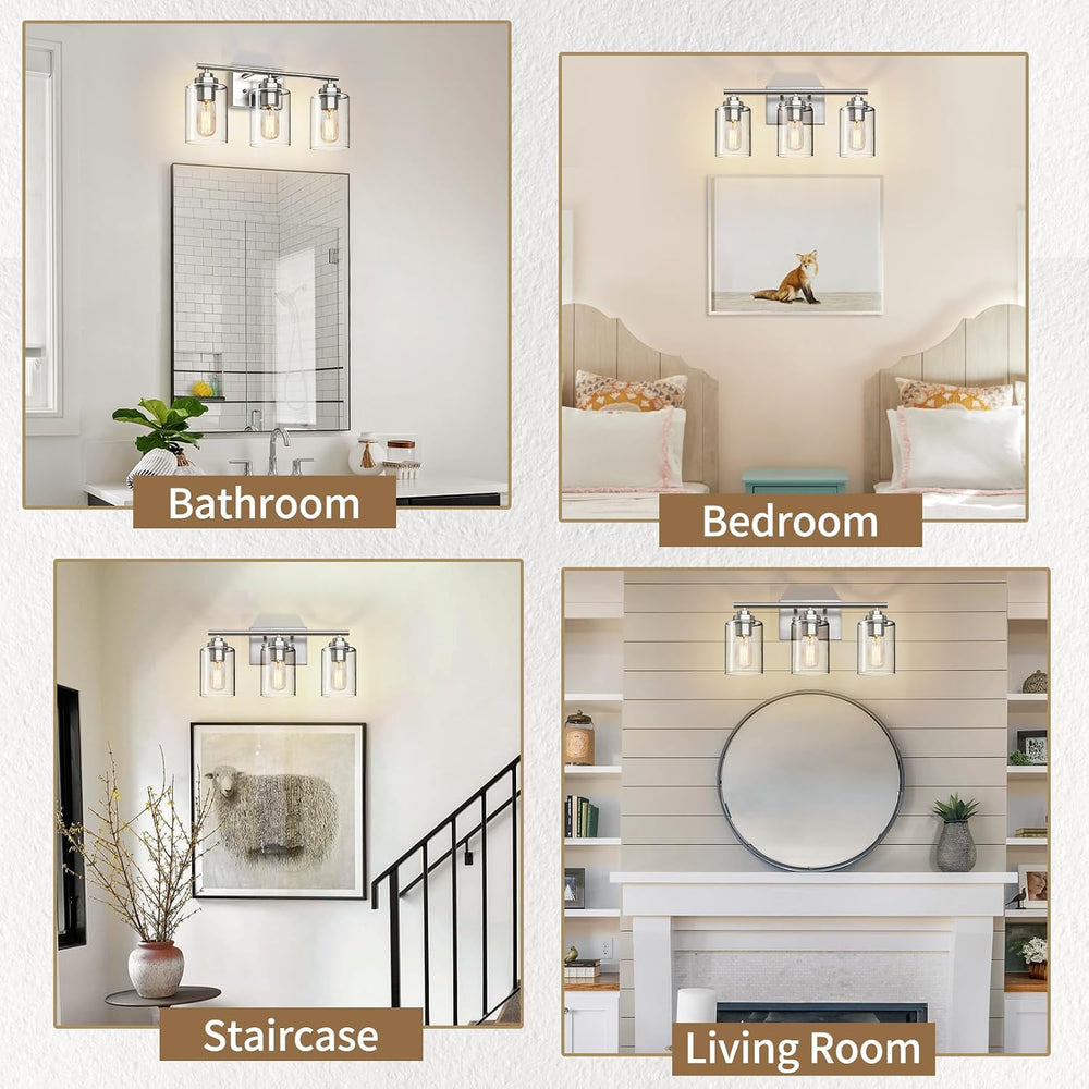 SKEJAO Bathroom Vanity Light Over Mirror,Bathroom Light Fixture Wall Sconce L...