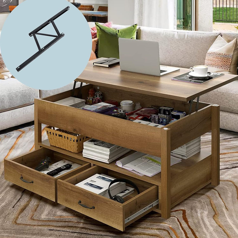 2 Pcs Folding Lift Up Top Coffee Table Hinge,Coffee Table Lift Top Hardware, ...