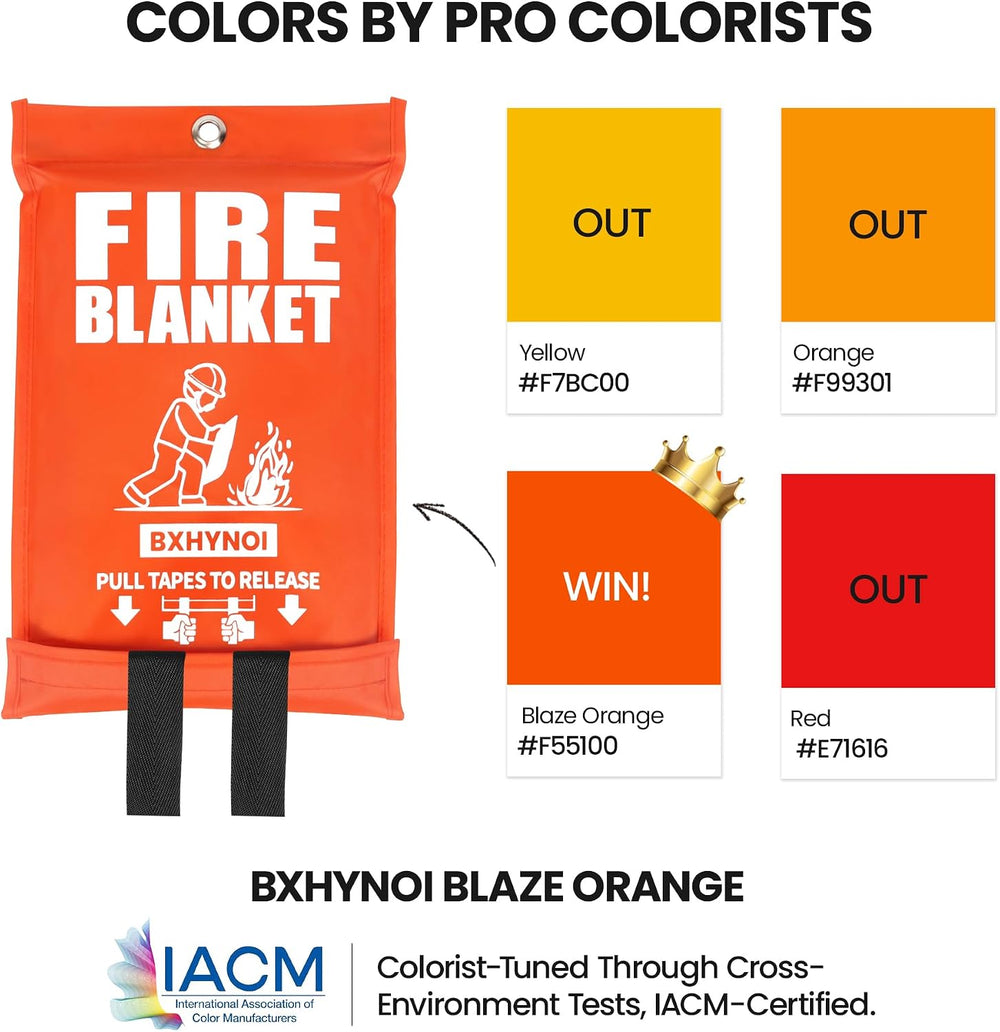Fire Blanket for Kitchen and Home Camping Car Emergency Survival Safety,40&qu...