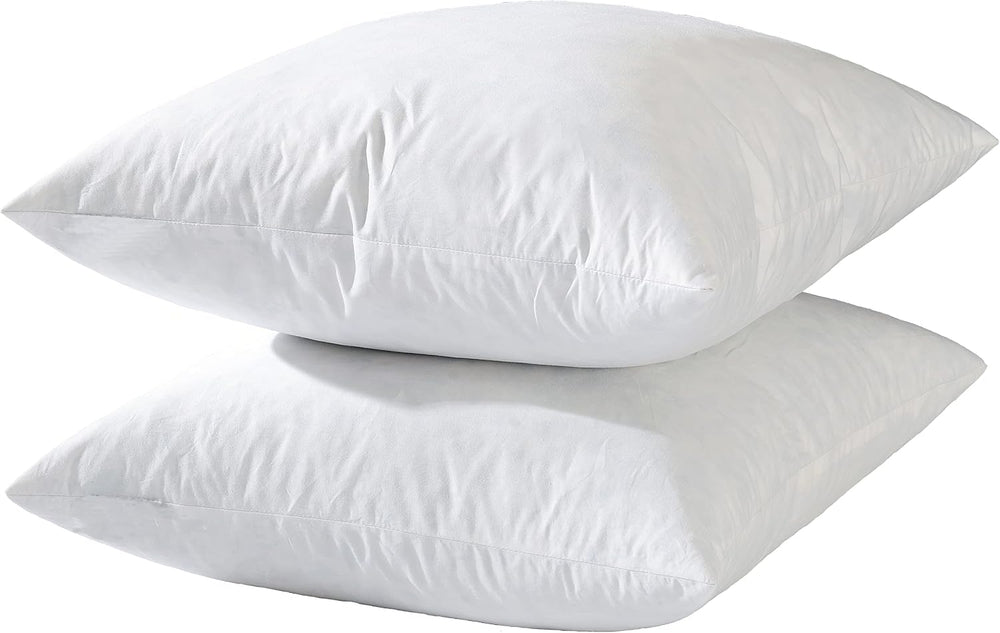 basic home® Hotel-Style 24x24 Goose Feather Down Euro Pillow Insert for Sofa ...