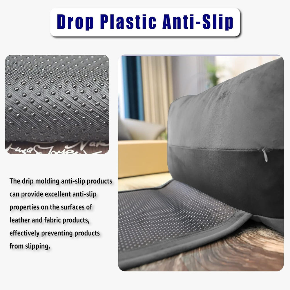 Adjustable Headrest Pillow for Recliners and Armchairs - Non-Slip Velvet Cush...
