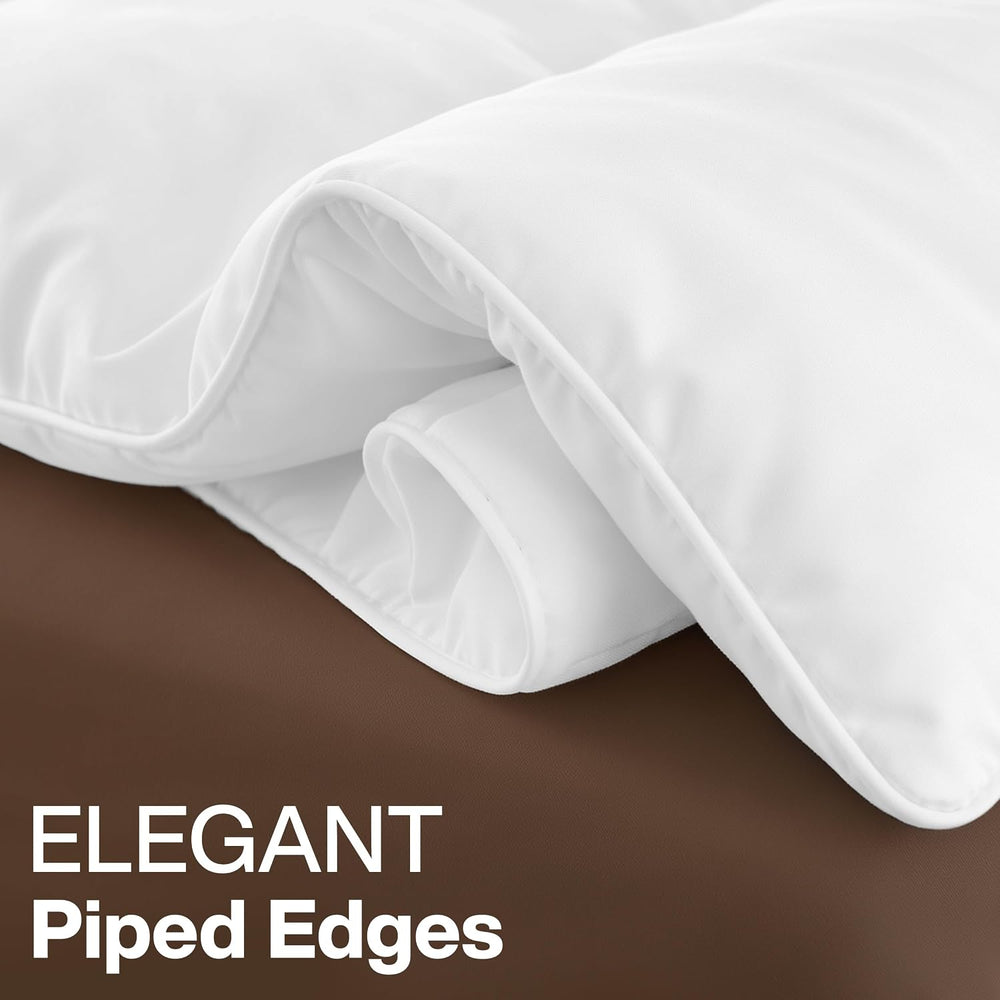 Utopia Bedding Full Size Comforter, Duvet Insert, White, 82 x 86 Inches