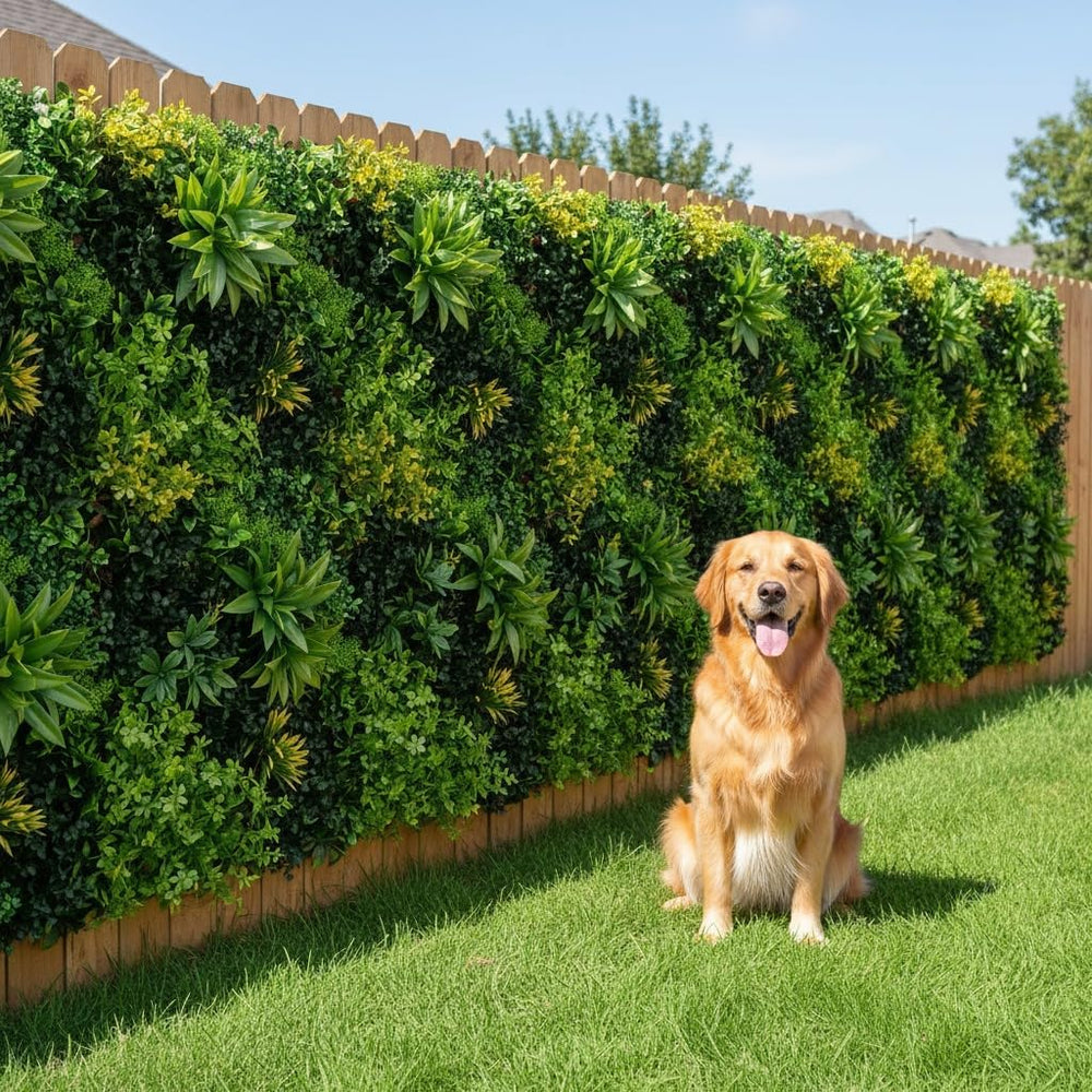 40" x 20" Artificial Grass Wall Panels, UV-Anti Greenery Backdrop Wall