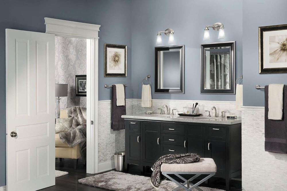 Moen YB2818BN Eva Collection Transitional 18-Inch Wall-Mounted Single-Towel B...