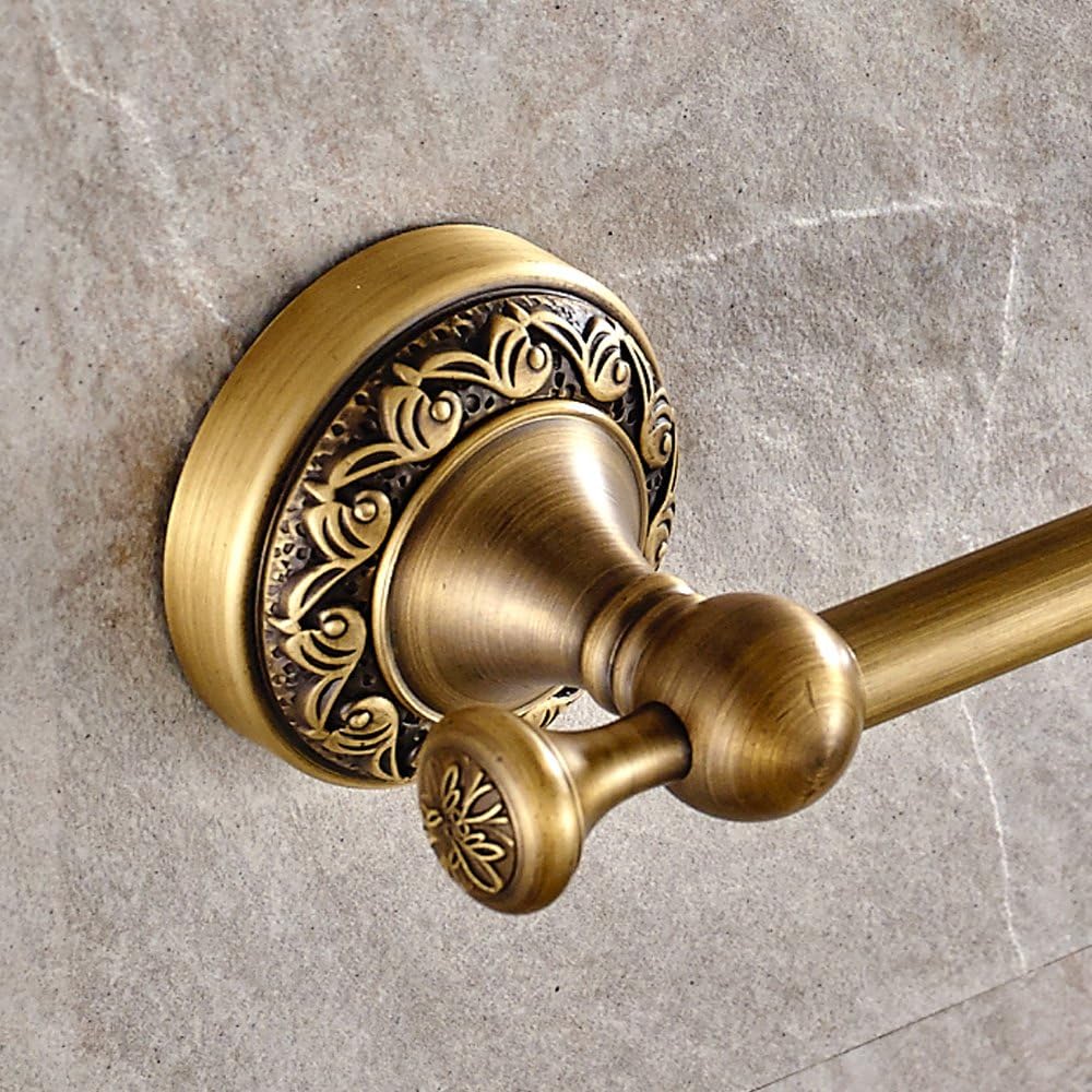 Leyden Antique Towel Bar,Adjustable Towel Holder Rod Brass Bathroom Accessori...