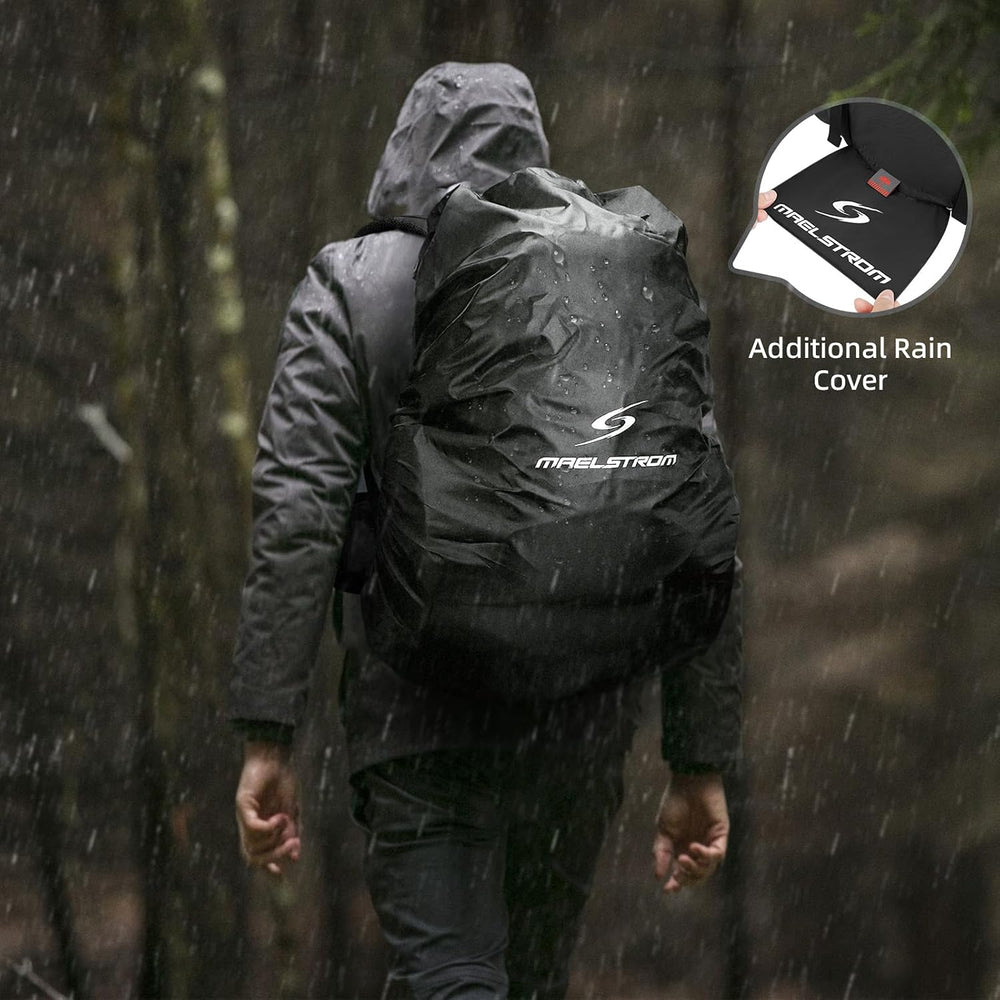 Maelstrom 40L Waterproof Hiking Backpack, Lightweight Travel Daypack