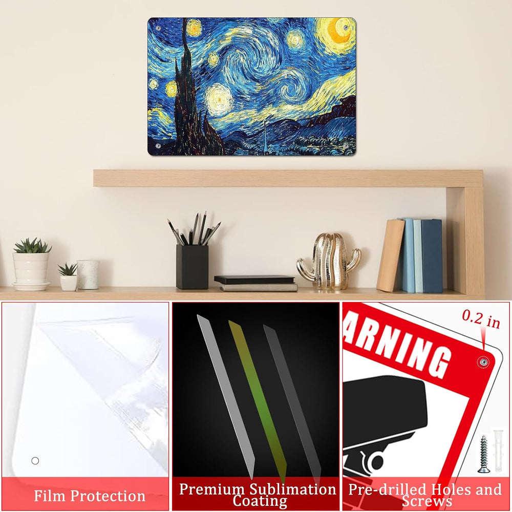 20 Pcs Sublimation Metal Sign Blanks 7x10 Inch, Aluminum Sublimation Yard Sig...