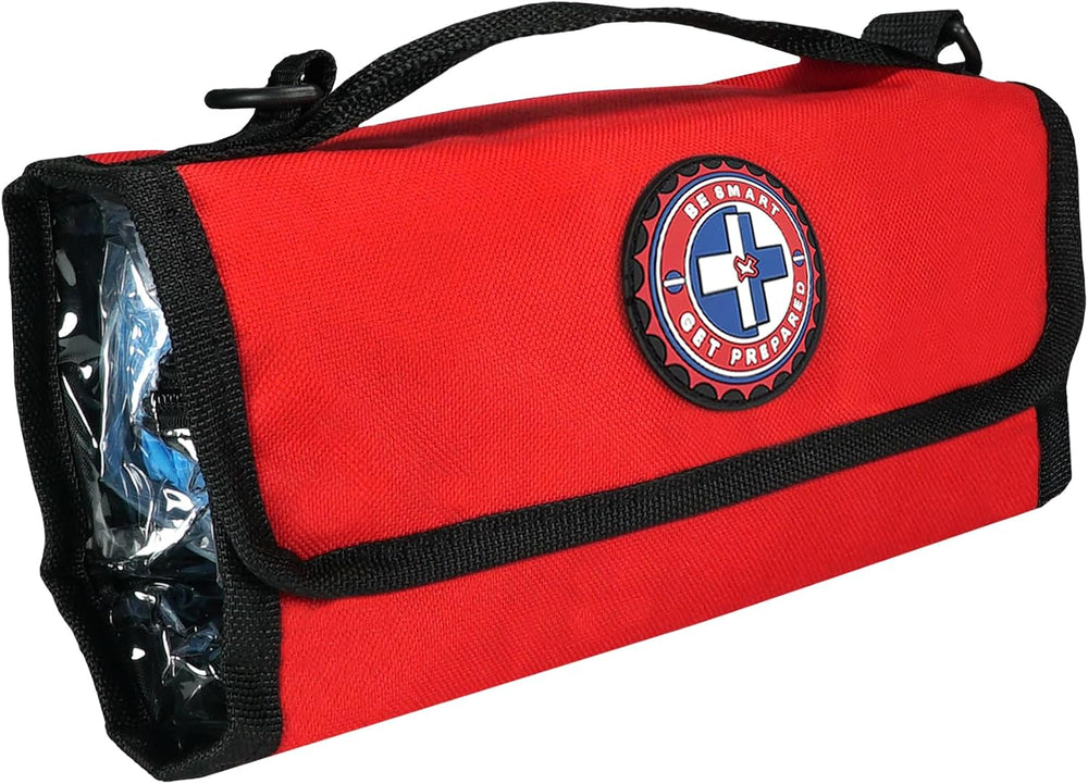Be Smart Get Prepared Coach’s First Aid Kit 73 Pc Hanging Rollup Bag Sports