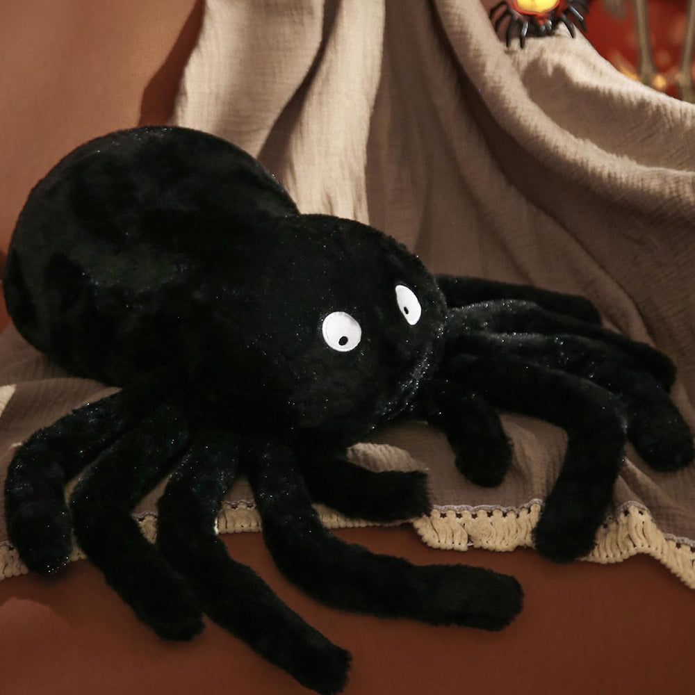 YRXRUS Halloween Spider Pillows, Cute Spider Shaped Throw Pillow for Happy Ha...