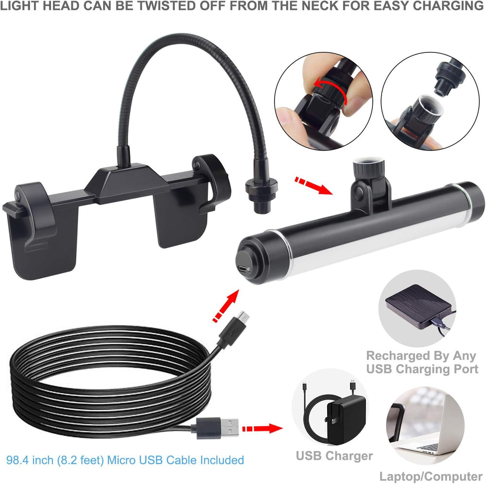 HONWELL Painting Lights Cordless, Dartboard Light with Remote, Rechargeable P...