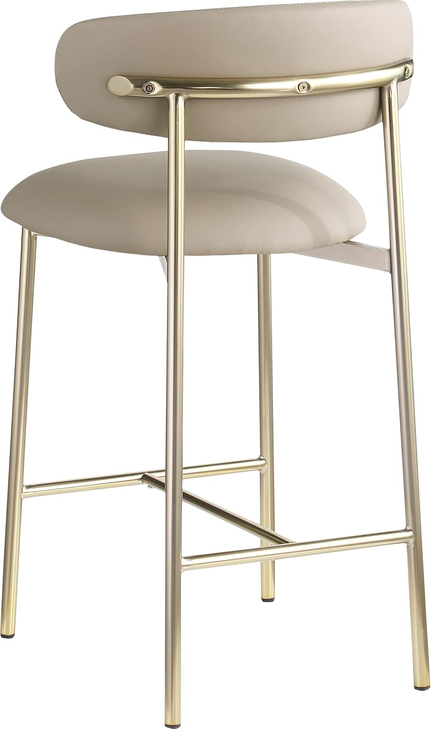 Meridian Furniture 995Taupe-C Lupita Collection Modern | Contemporary Counter...