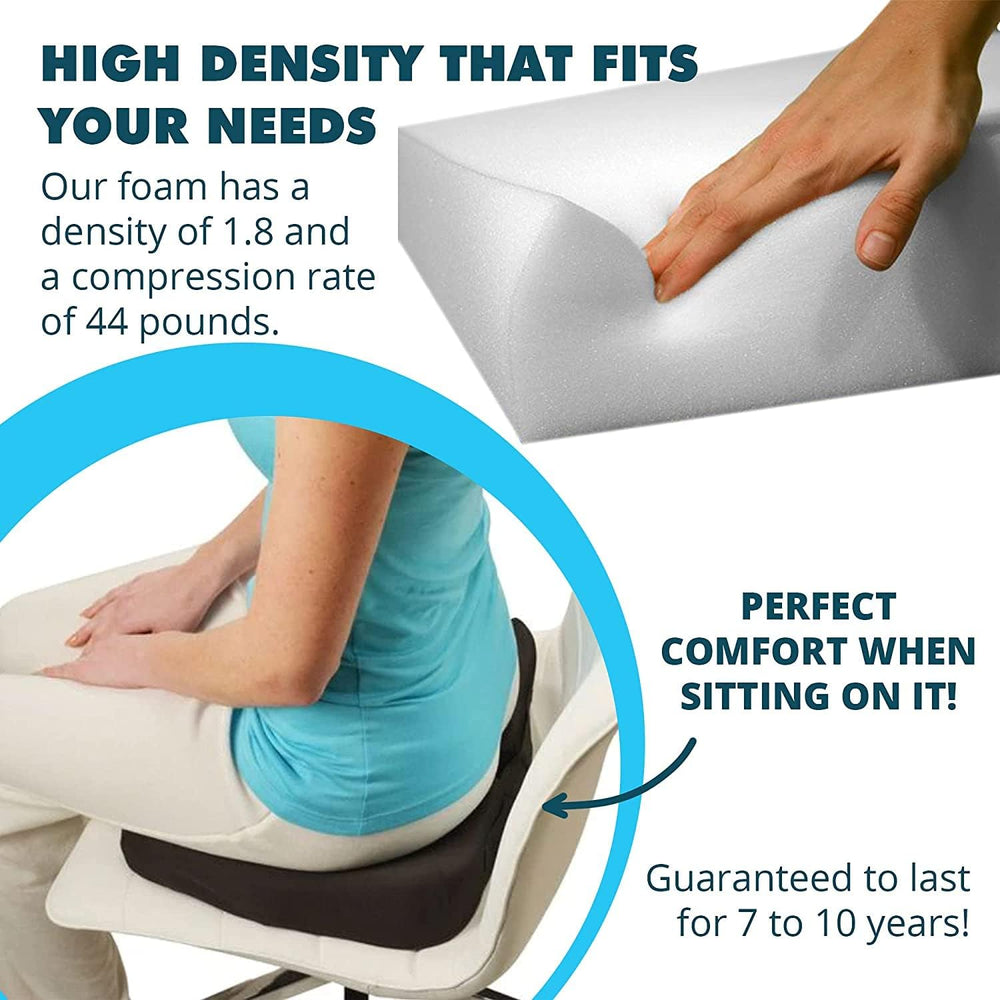 Foamma 3" x 20" x 22" High Density Upholstery Foam Padding, Th...