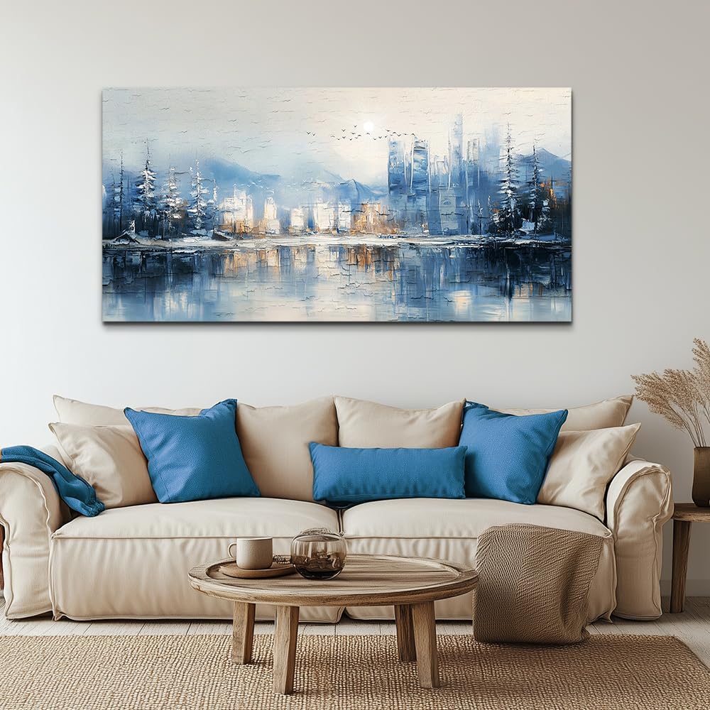 QIYILEXWART Canvas Wall Art For Living Room Large Wall Decor For Office Bedro...