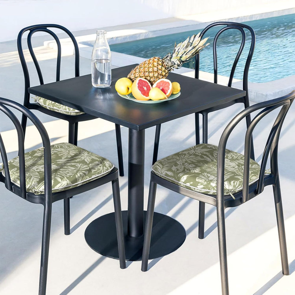 LVTXIII Outdoor Chair Cushions for Patio Furniture Set of 4, Water Repellent ...