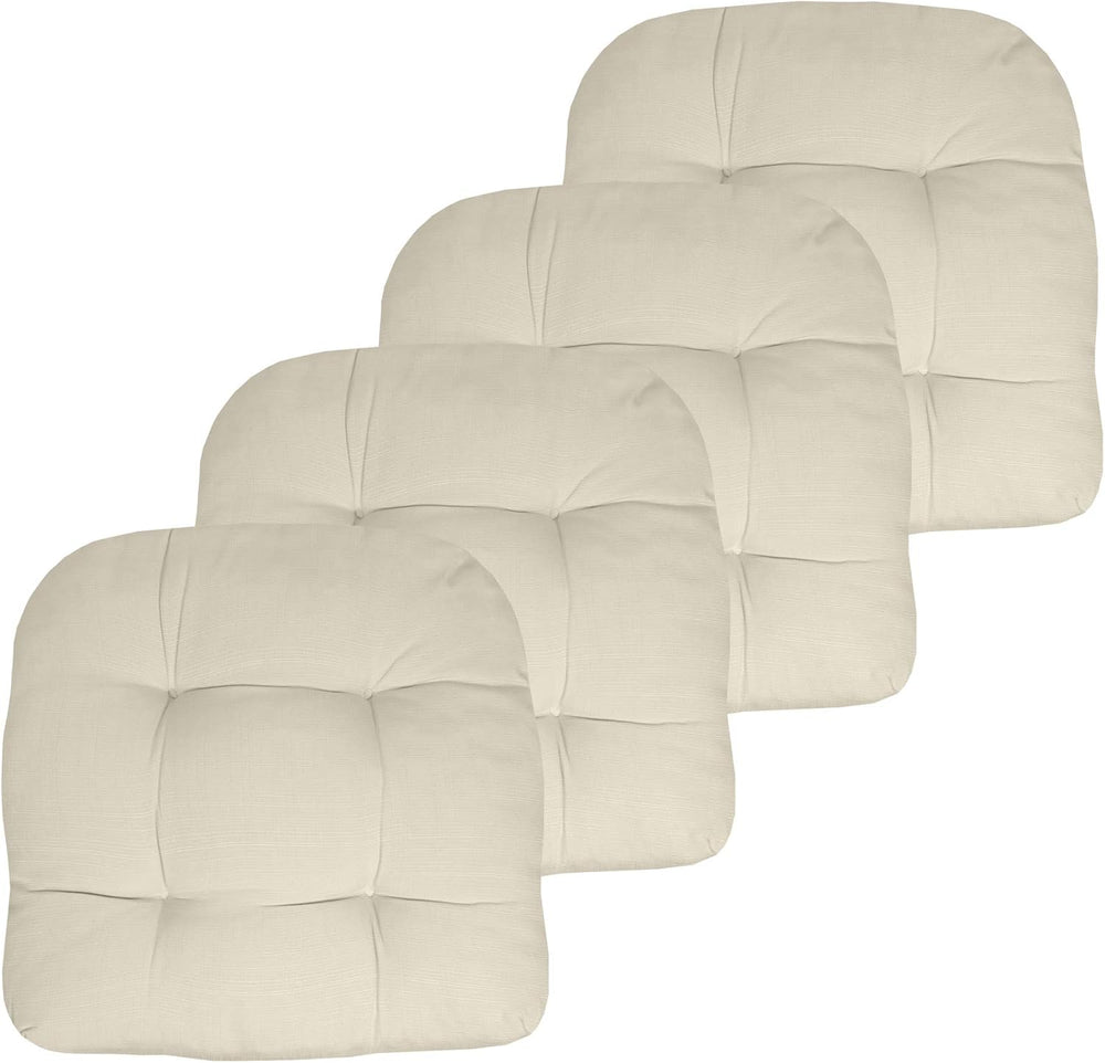 Sweet Home Collection Patio Cushions Outdoor Chair Pads Premium Comfortable T...