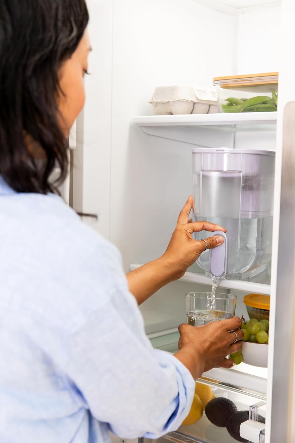 LifeStraw Home BPA-Free Water Filter Dispenser, 18-Cup, Wisteria