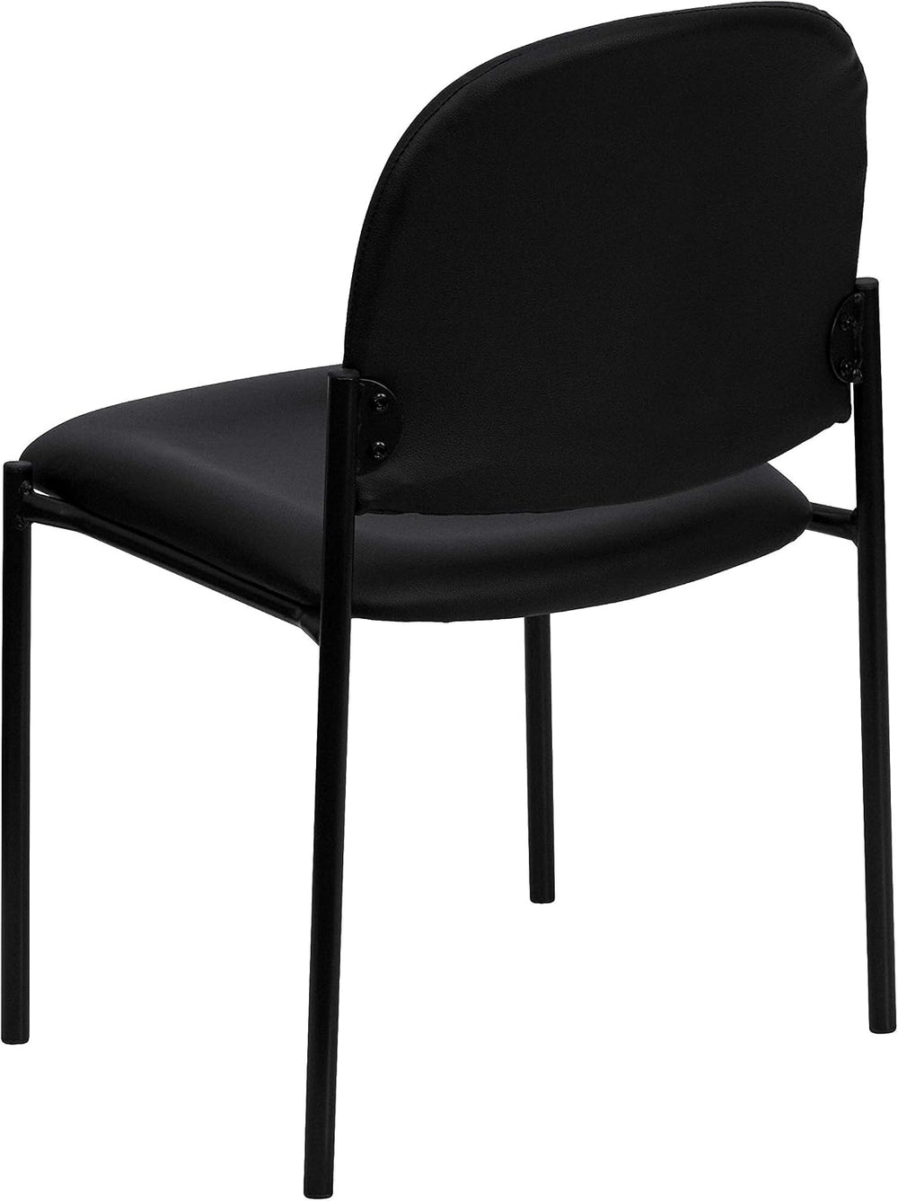 Flash Furniture Tania Comfort Vinyl Upholstered Stackable Side Reception Chai...