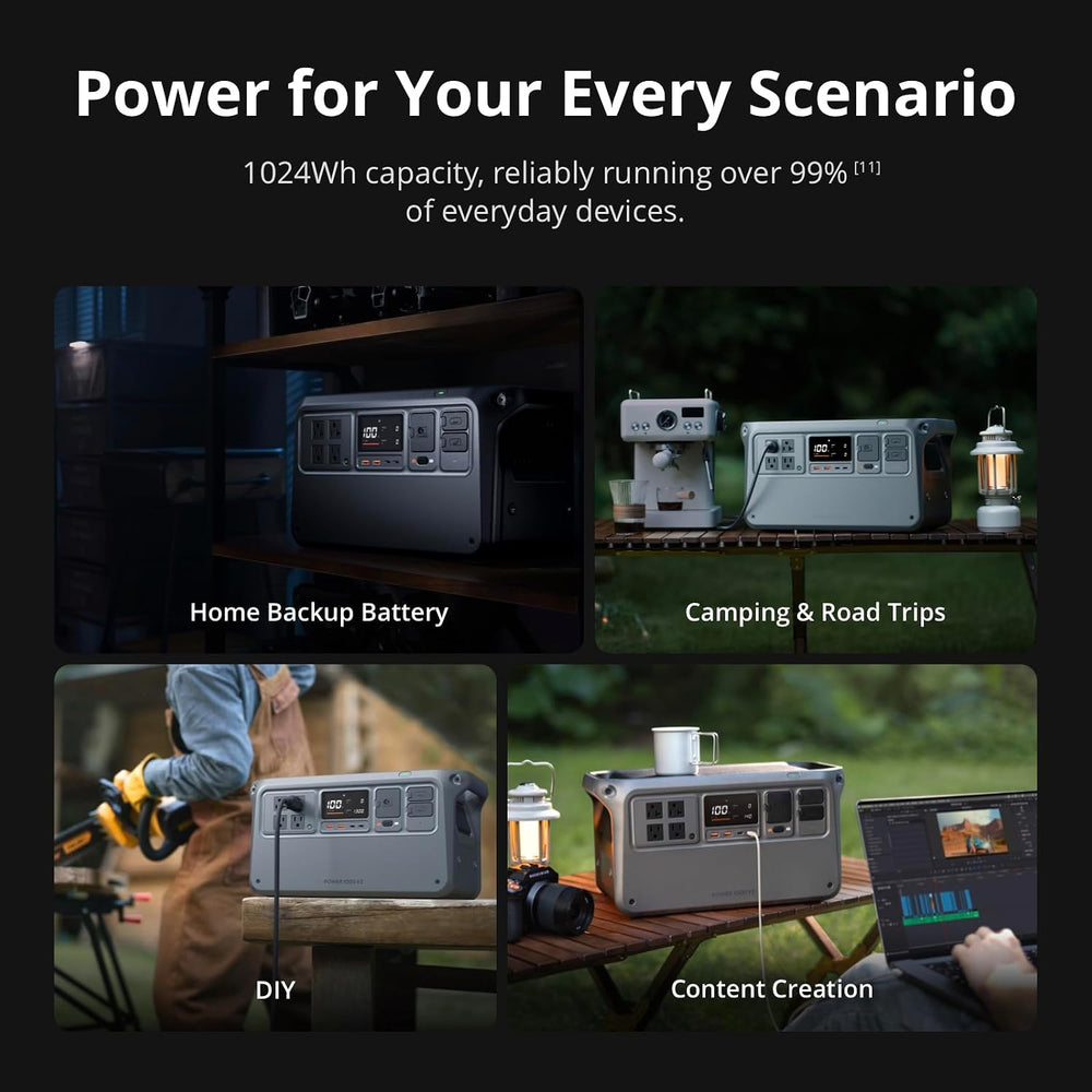 DJI Power 2000 Portable Power Station, 2048Wh LFP Battery