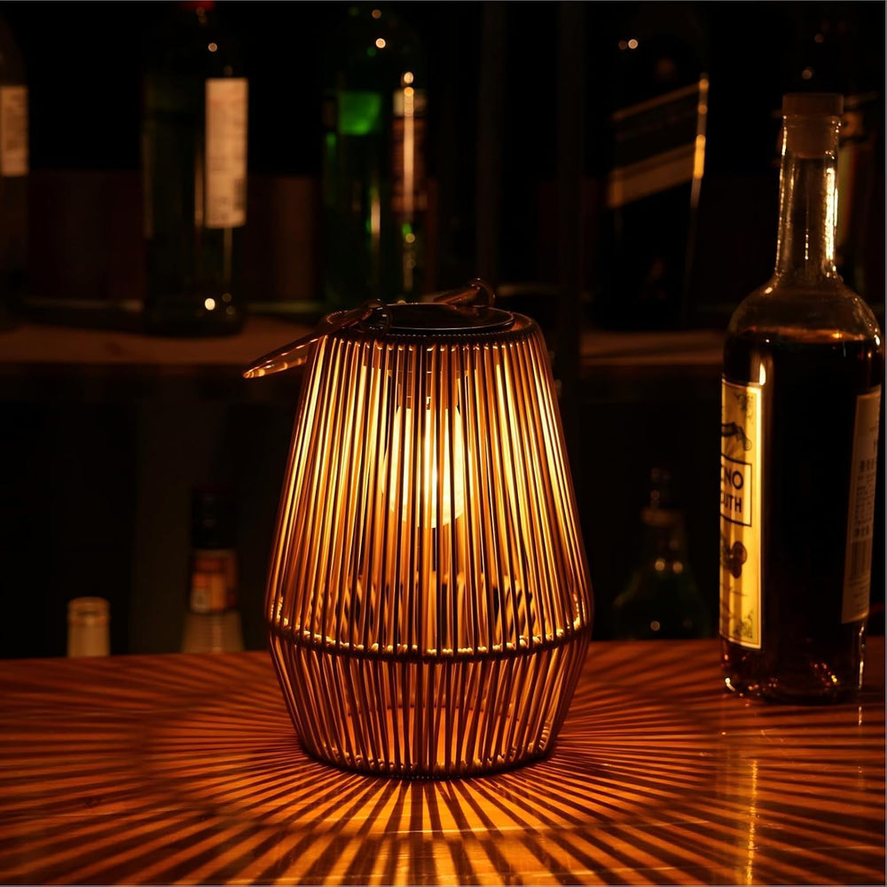 Solar Lanterns Outdoor Waterproof, Solar Lights Outdoor 2 Pack