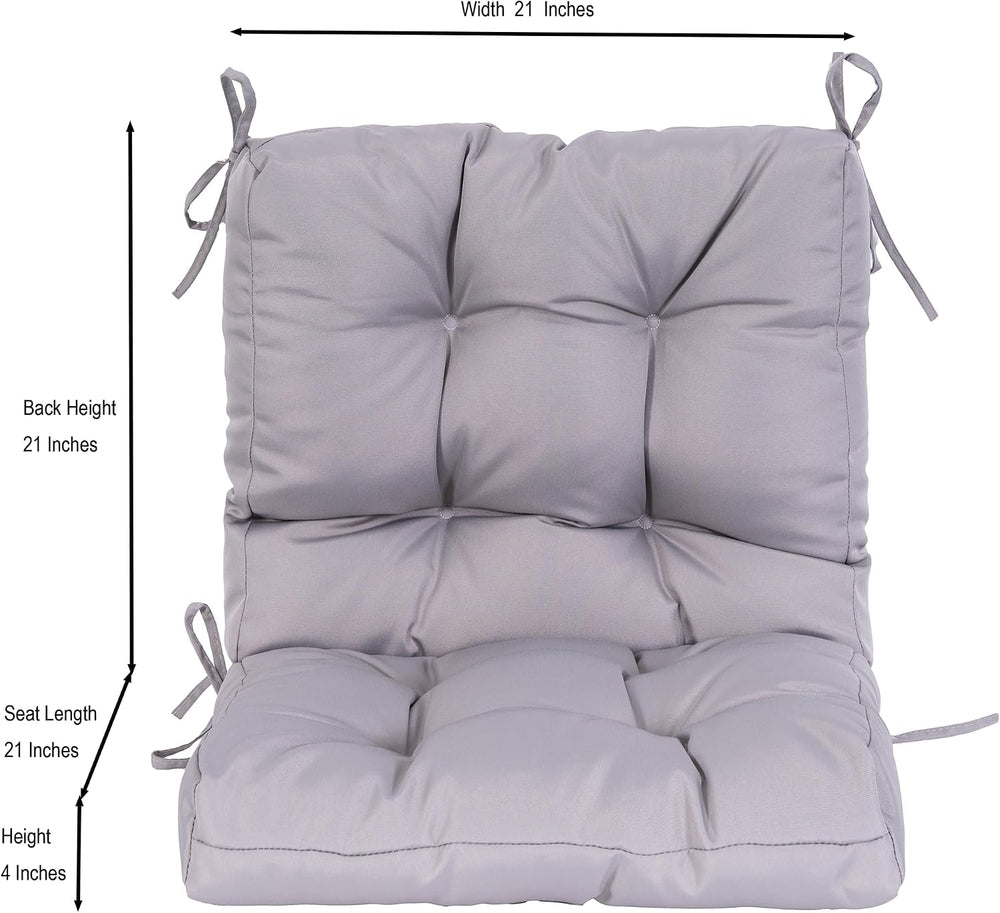 QILLOWAY Outdoor Chair Cushion for Patio Furniture, Waterproof Patio Cushions...