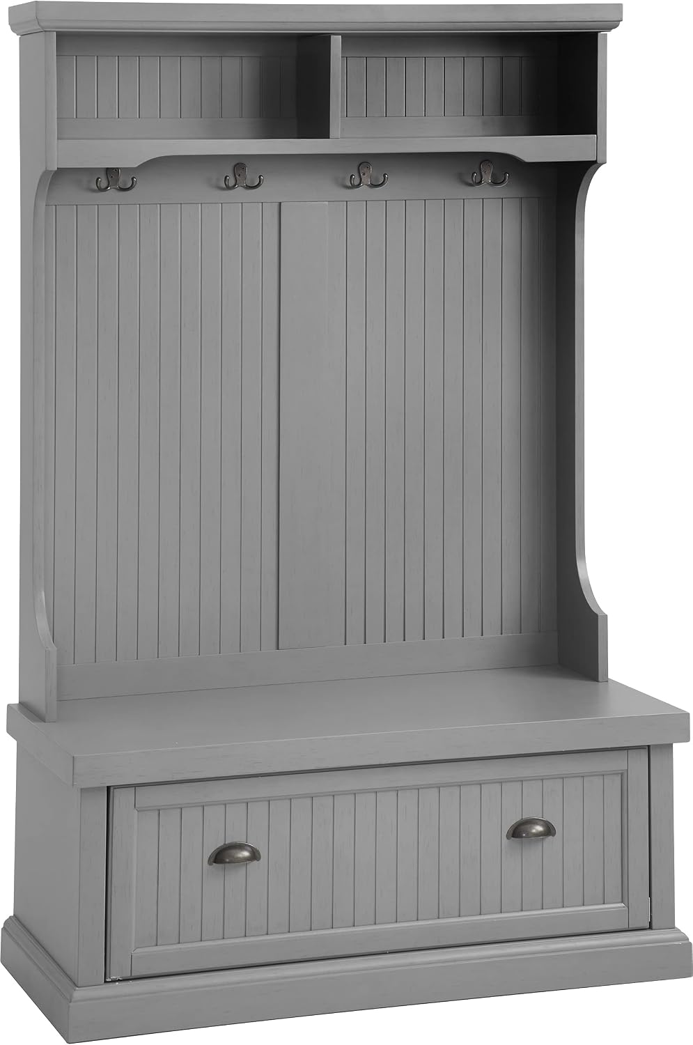 Crosley Furniture Seaside Hall Tree, Shoe Rack Bench