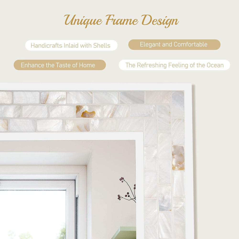20x28 Inch Mosaic Rectangle Mirrors for Wall