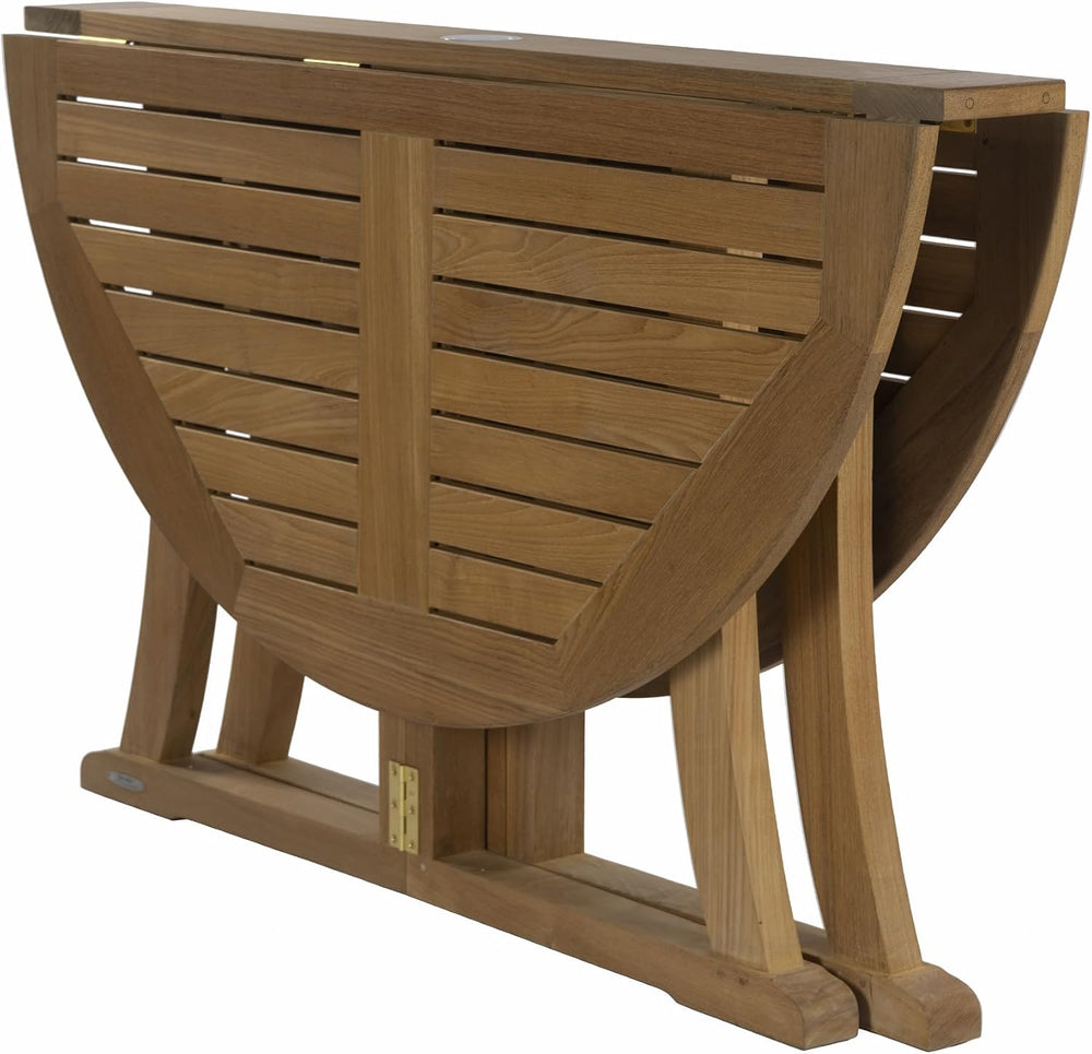 Savannah Teak Drop Leaf Table, Natural
