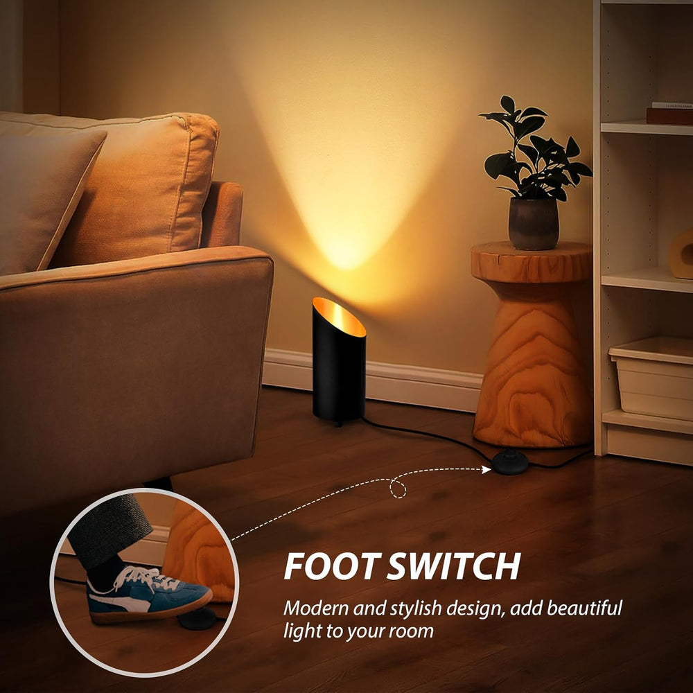 Uplighting Indoor, 7W Floor Can Lights with 2700K LED GU10 Bulbs