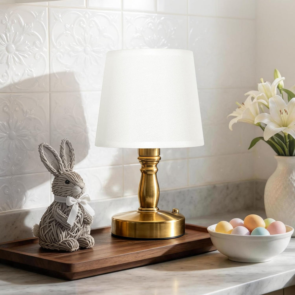 EppieBasic Small Cordless Lamp Rechargeable: Fast Charging, Battery-Powered