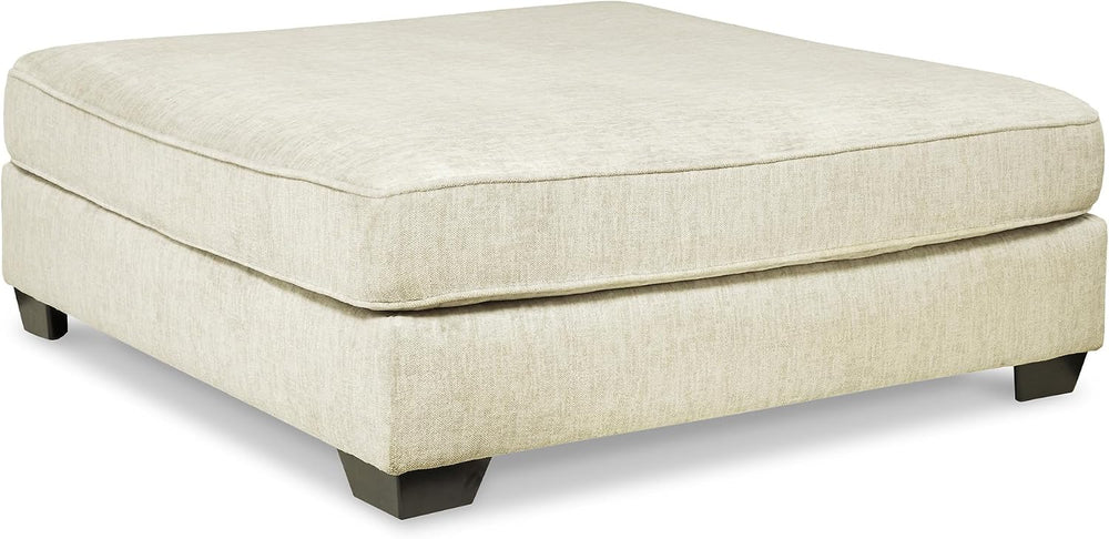 Signature Design by Ashley Oversized Square Ottoman Coffee Table, Beige