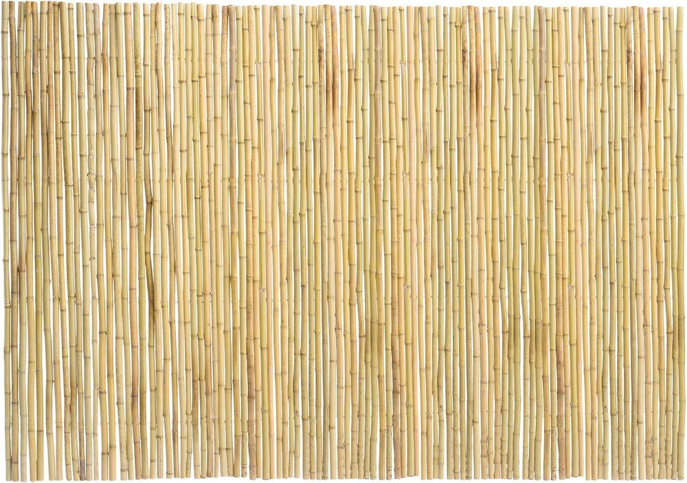 VEVOR Natural Rolled Bamboo Fence, Eco-Friendly Privacy Screen - 6 ft H x 8 f...