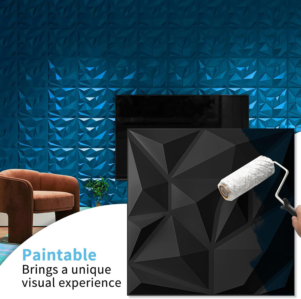 Art3d 20 Pack Decorative 3D Wall Panels for Interior Wall Decor Living Room, ...