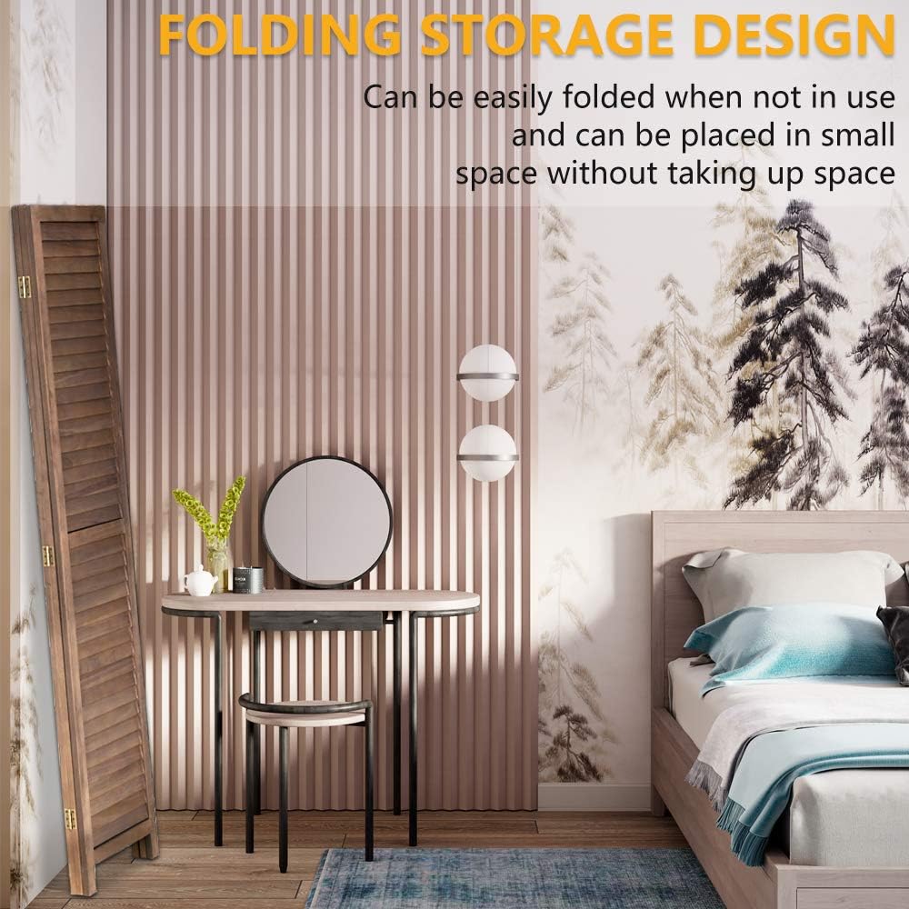 Room Dividers and Folding Privacy Screens, 3 Panel 69 Inch Tall Portable Room...