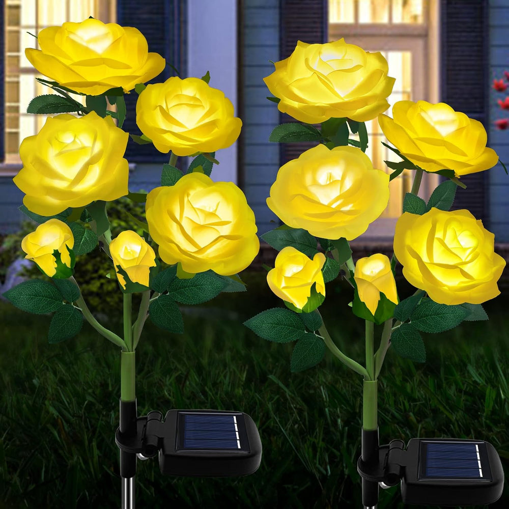 Outdoor Solar Garden Stake Lights,Upgraded LED Solar Powered Light