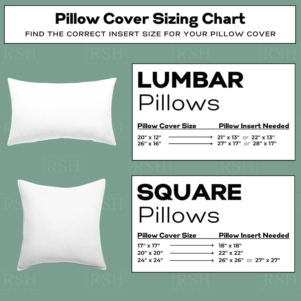 RSH DECOR: Sunbrella Pillow Covers Set of 2 | Covers Only - 17" x 17&quo...
