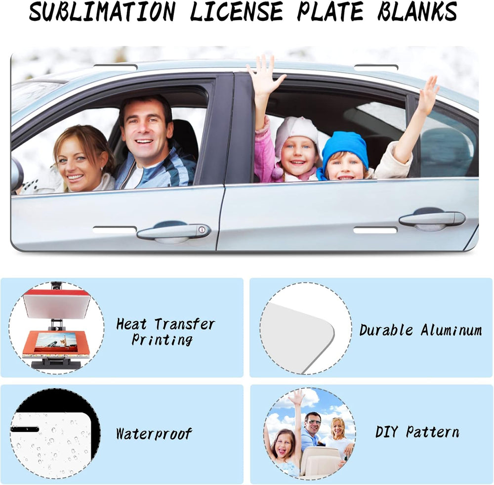 20 Pack Sublimation License Plate Blanks