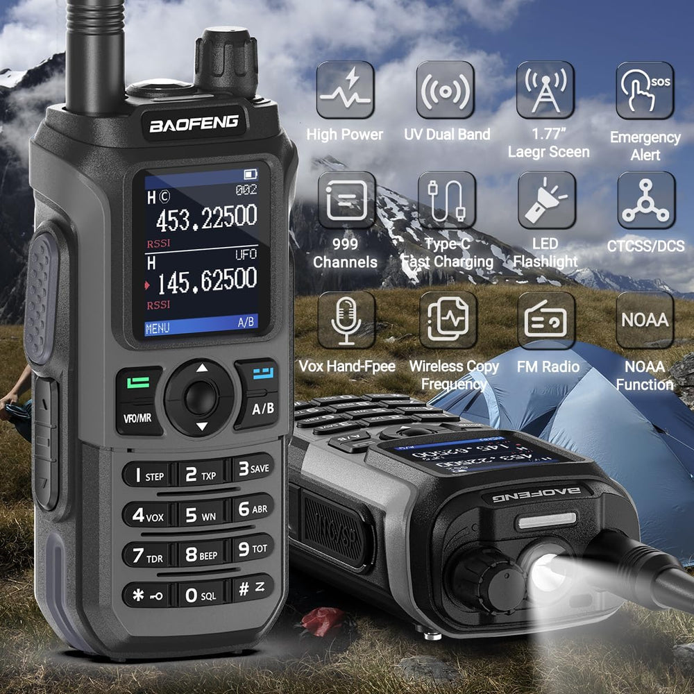 Ham Radio Baofeng Radio UV-21R Ham Radio Handheld Long Range Two Way Radio fo...