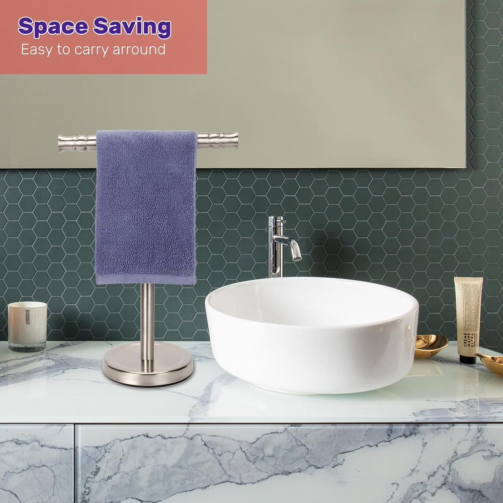 Hand Towel Holder Stand for Bathroom Vanity Countertop SUS304 Stainless Steel...