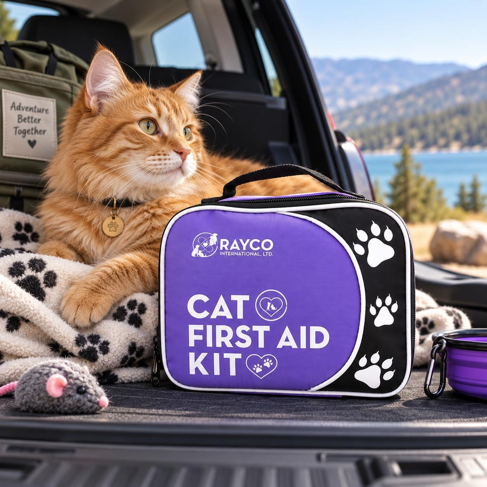 Pet First Aid Kit for Cats & Kittens – Compact Emergency Kit for Cat Owne...