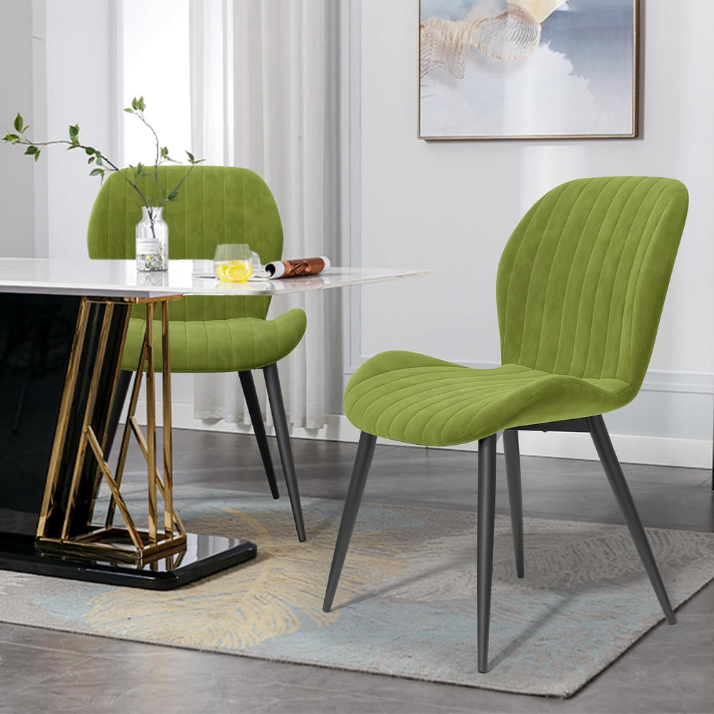 Modern Dining Room Chairs, Velvet Dining Chairs Set of 6