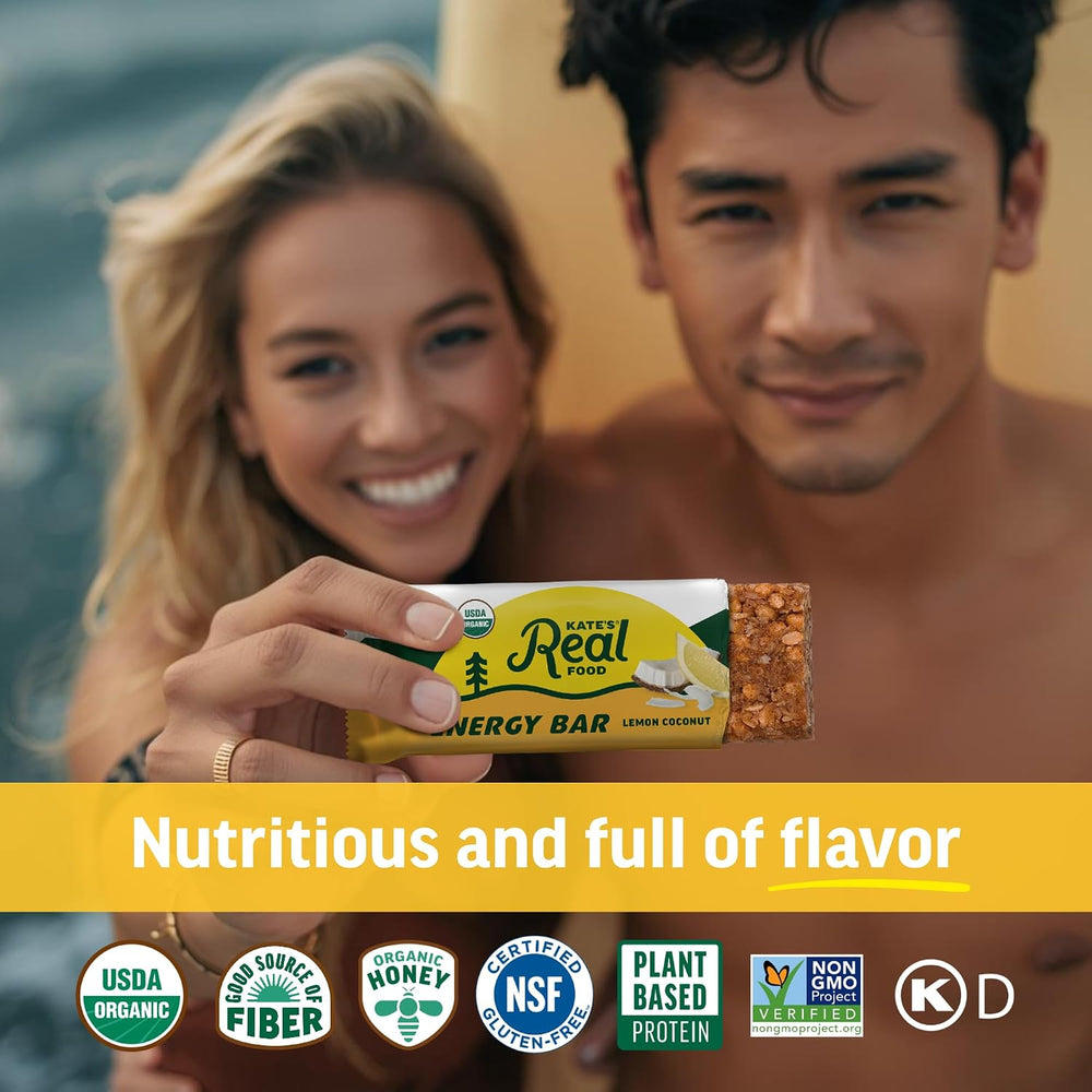 Kate’s Real Food Organic Granola Bars 12 Pack | Clean Energy, Organic Ingredi...