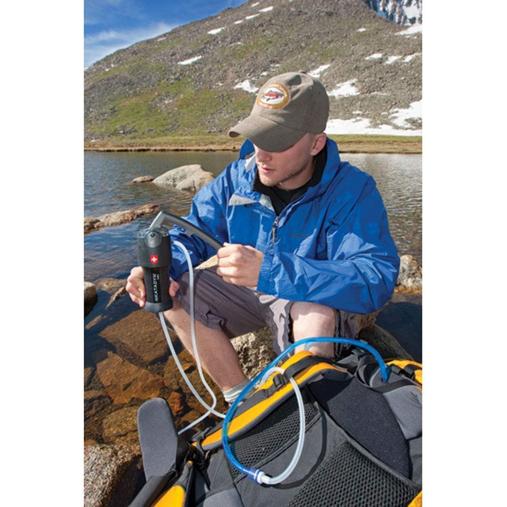 Katadyn Vario Dual Mode Hand Pump Continuous Water Filter for Backcountry