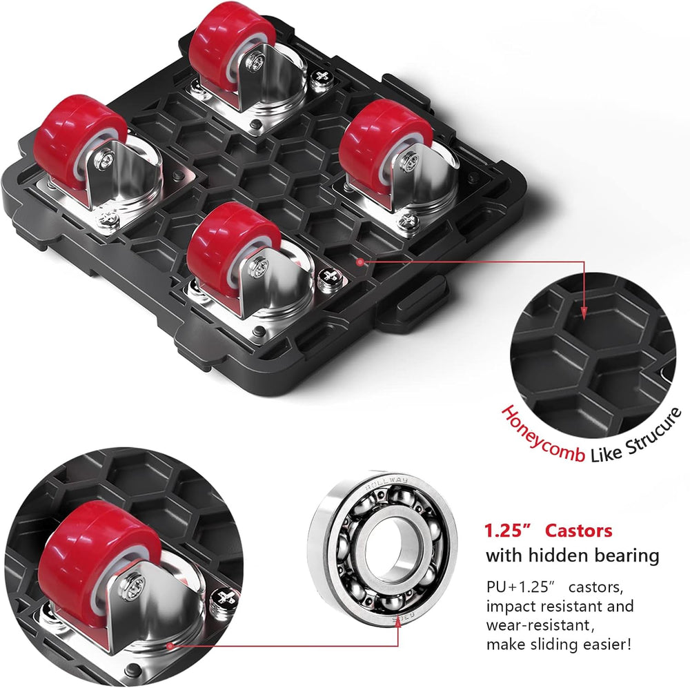 ONEON Furniture Mover with Wheels & Aux. Lifter-Connect Dolly