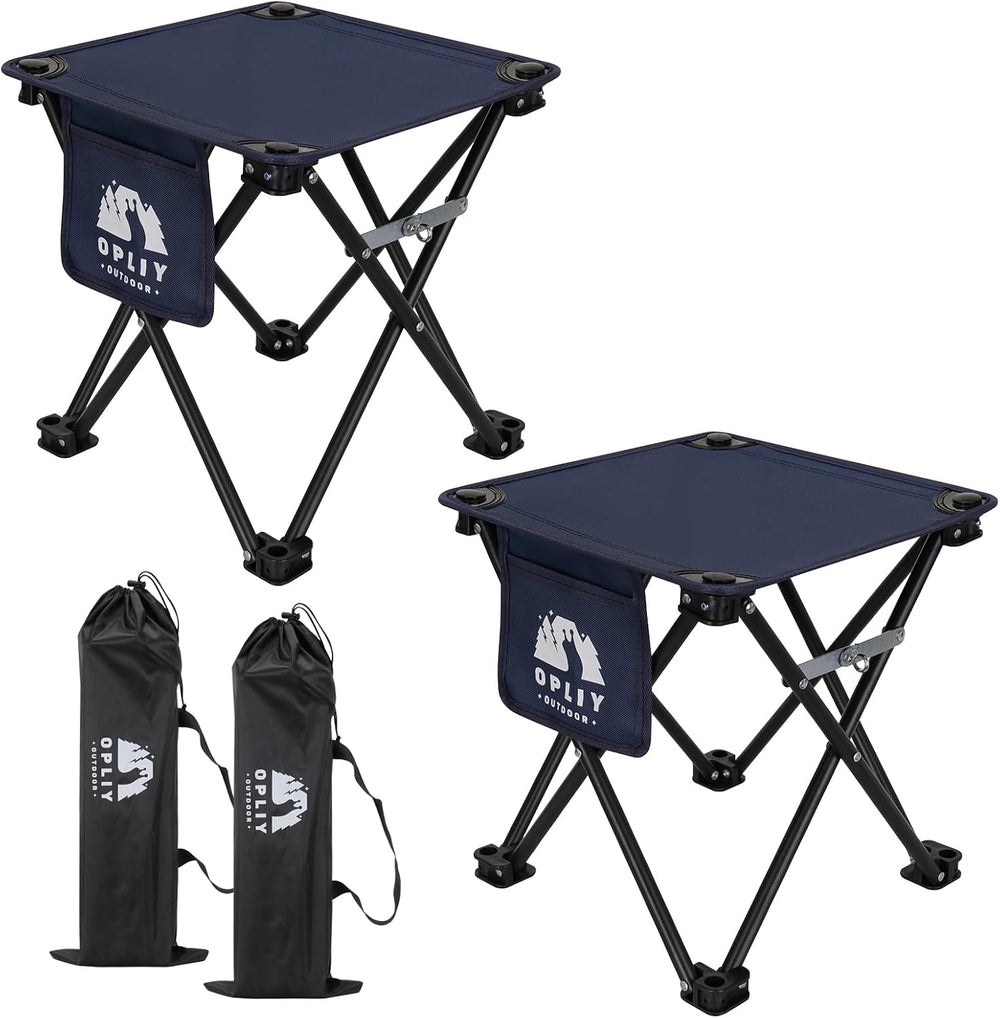 Opliy Camping Stool 2Pack Upgrade Foot Stool for Camping Fishing Hiking Garde...