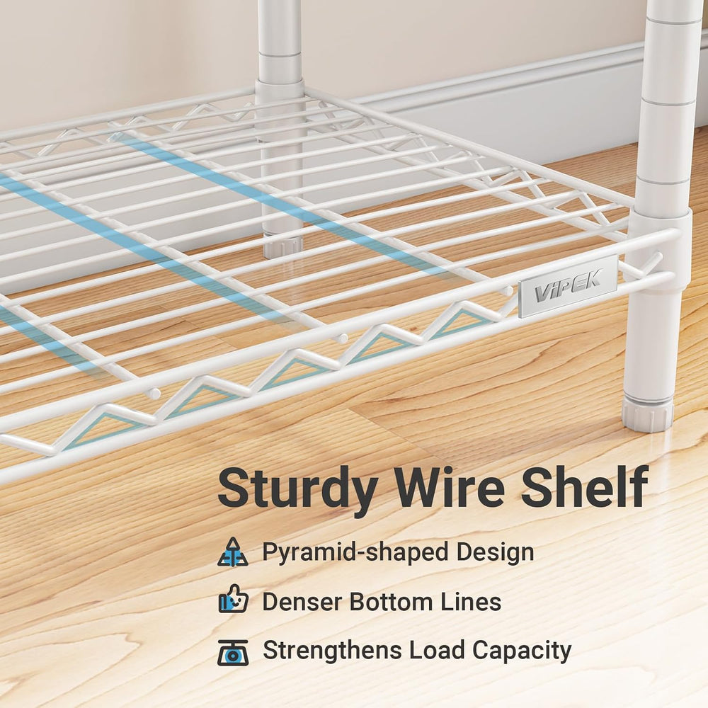 VIPEK R3 Rolling Clothing Rack Portable Garment Rack for Hanging Clothes